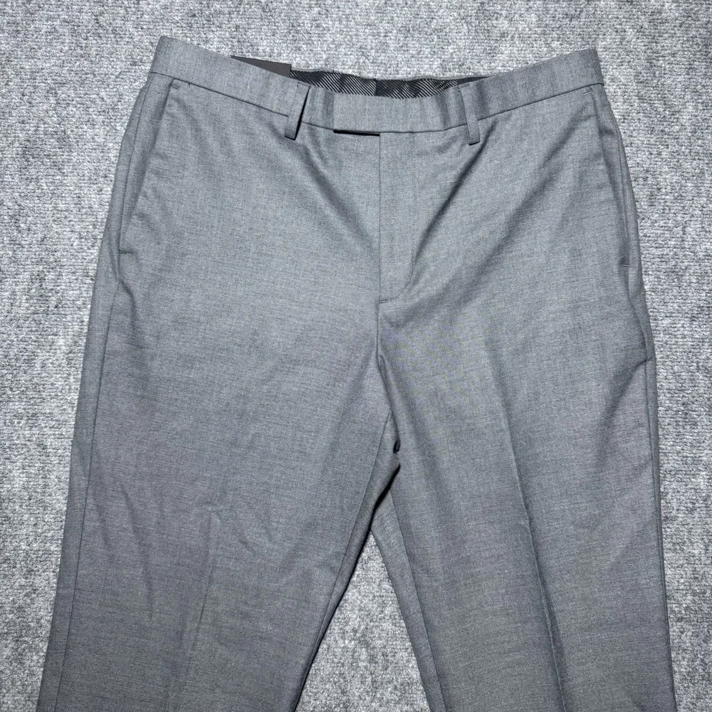 Banana Republic Pants Men 34x32 Gray Wrinkle-Free Slim Fit Chino Straight NWT